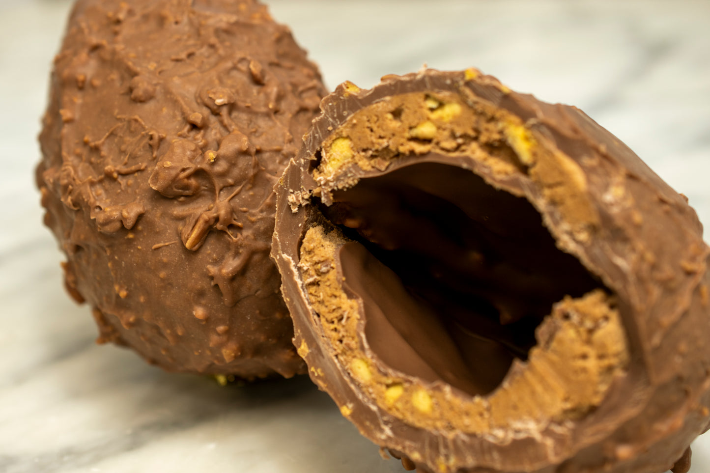 Honeycomb Crisp Easter Egg